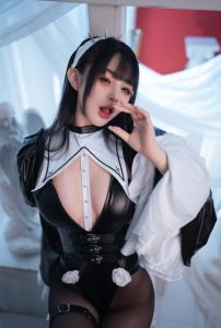 桜井宁宁 – NO.080 皮衣修女 [60P-460MB]-蜜桃啵啵
