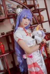 面饼仙儿 NO.139 独角兽旗袍 [20P-230MB]-蜜桃啵啵