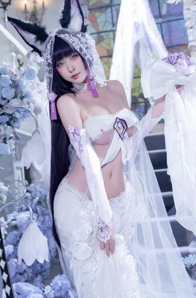 图片[1]-清水由乃 NO.077 碧蓝航线 武藏 紫藤花[51P1V-638MB]VIP-蜜桃啵啵