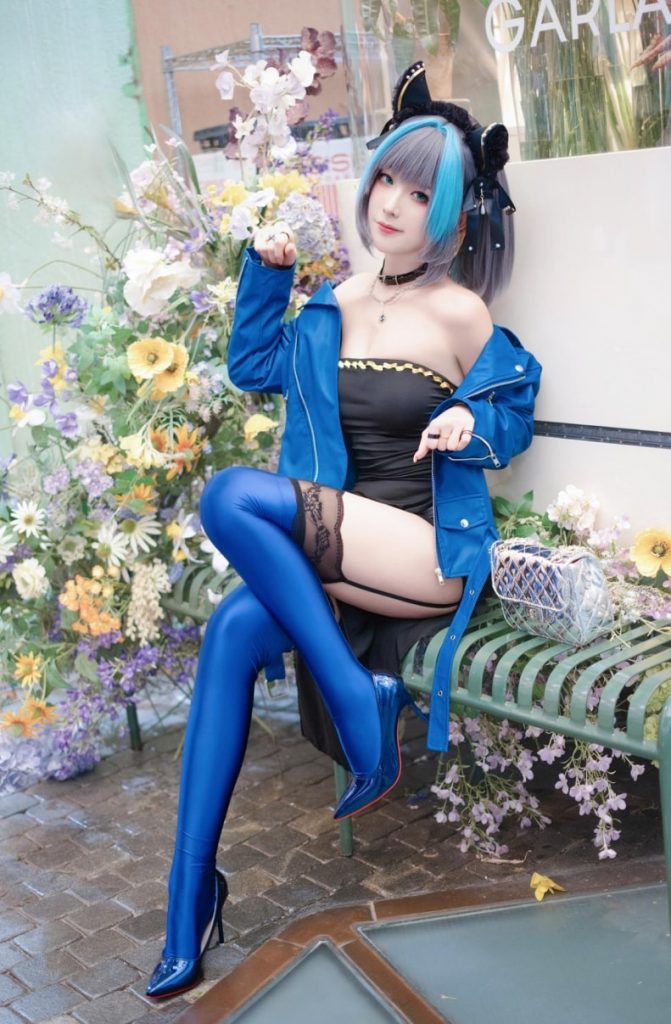 封疆疆v NO.75 碧蓝航线-柴郡常服[27P-419MB]-蜜桃啵啵