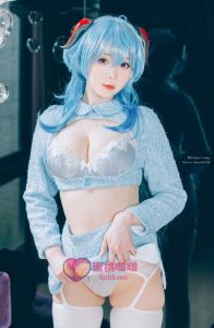 霜月shimo NO.146 Ganyu lingerie[15P-100MB]VIP-蜜桃啵啵