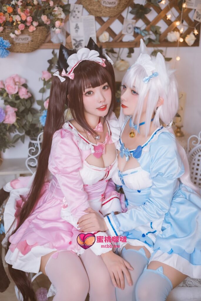 二佐Nisa – NO.239 &宫本桜 - 巧克力与香子兰女仆 [50P-822MB]-蜜桃啵啵